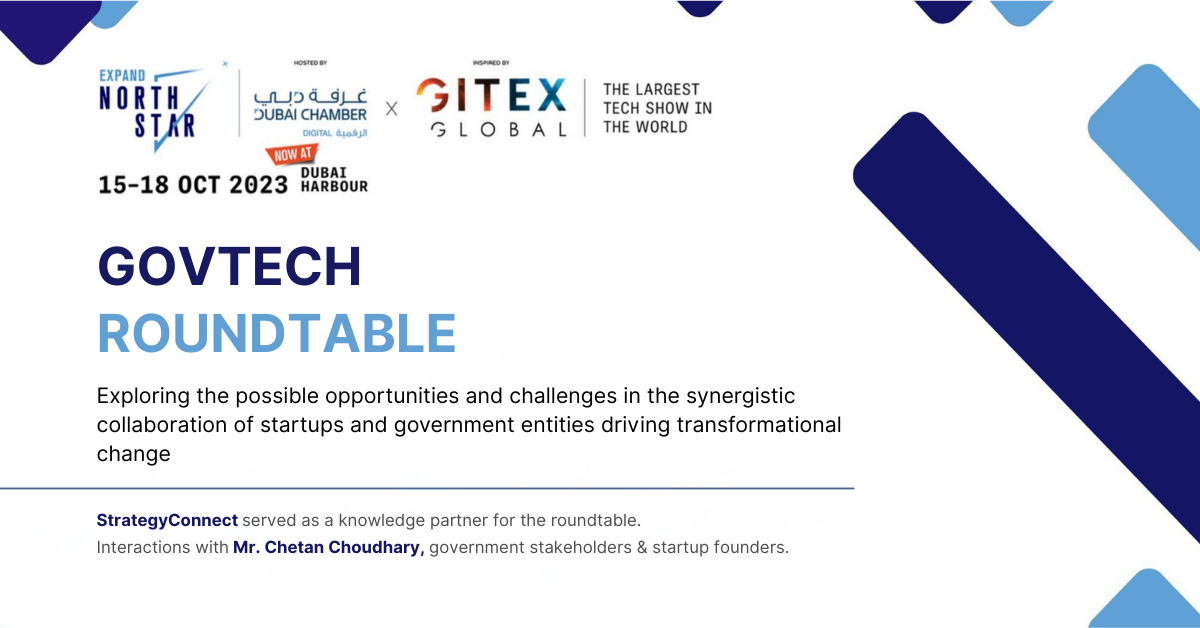 GovTech Roundtable at GITEX/Expand North Star in Dubai GovTech Roundtable at GITEX:Expand North Star (Dubai)